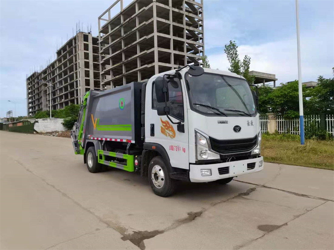 6方壓縮垃圾車-重汽豪曼國六6方壓縮式垃圾車廠家價(jià)格