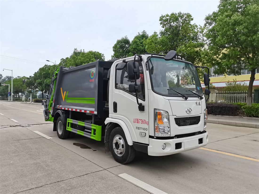6方壓縮垃圾車-旺龍躍進(jìn)6方壓縮式垃圾車廠家價(jià)格