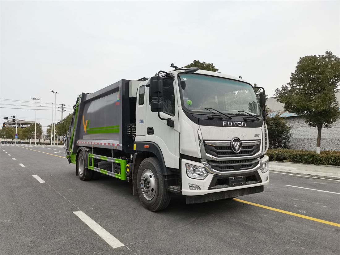 14方壓縮垃圾車-福田奧鈴國六14方壓縮式垃圾車廠家價(jià)格